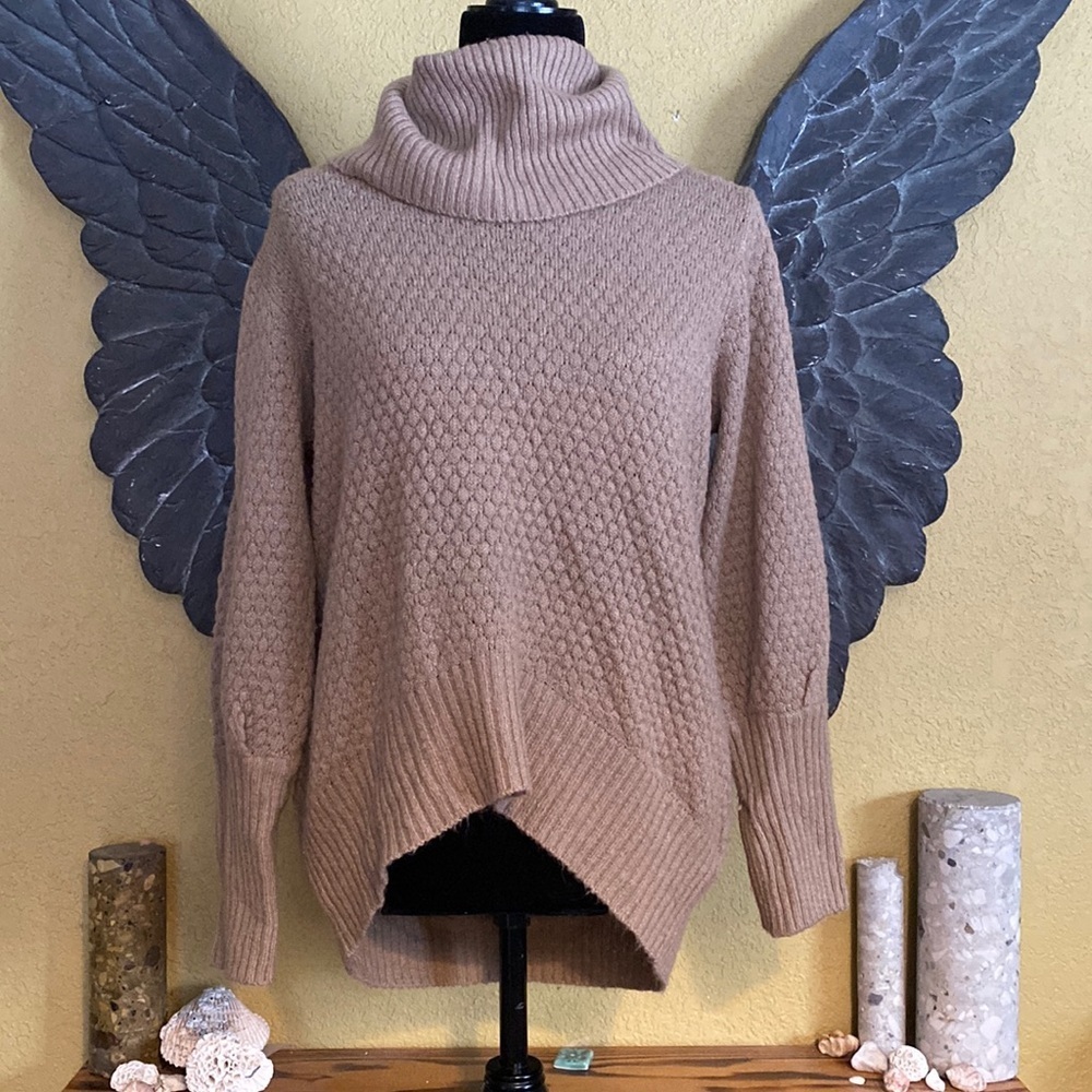 Suzy Shier Knit Cowl Neck Sweater